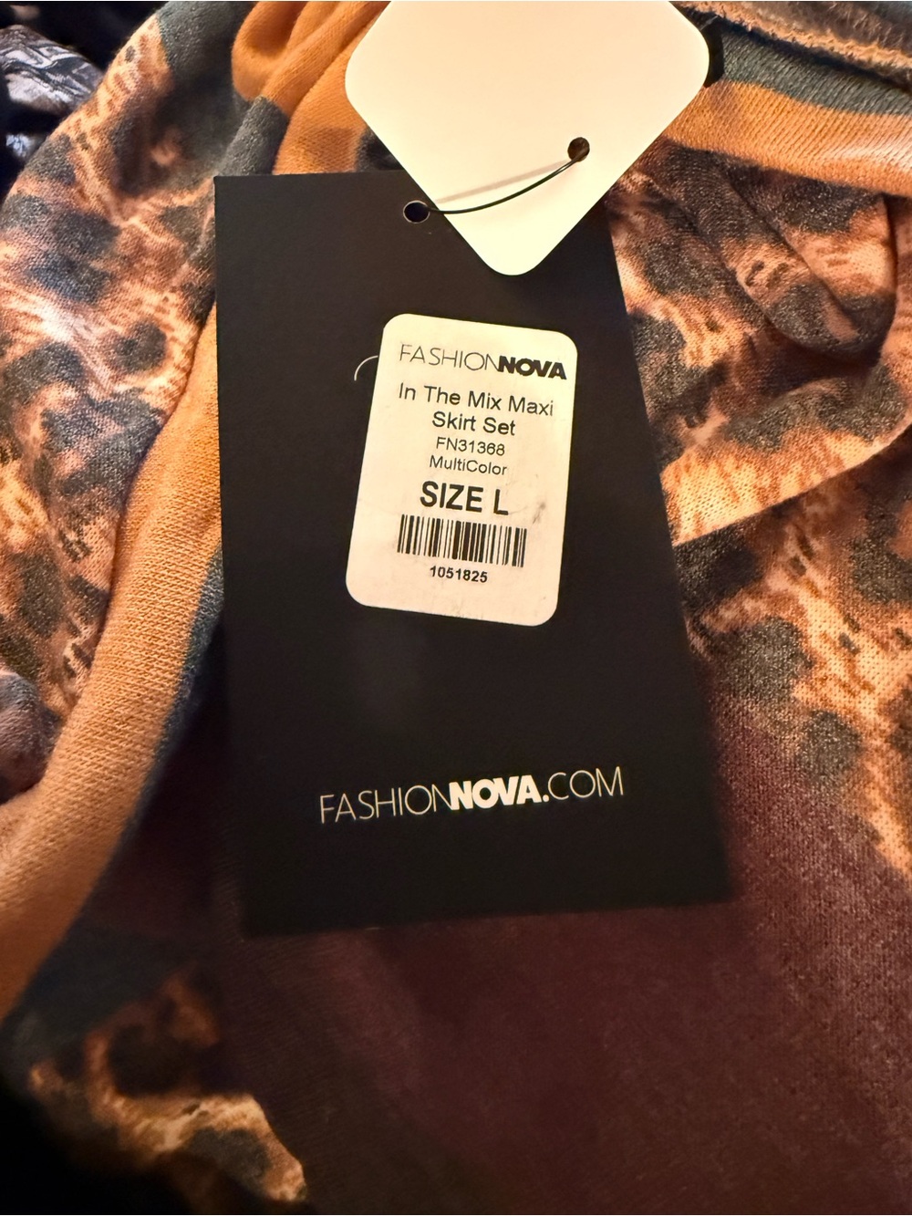 Fashion Nova In The Mix Maxi Skirt Set Multicolor Size L - Picture 5 of 5
